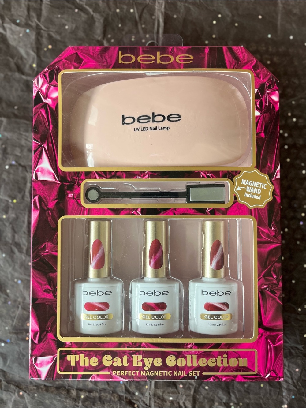 bebe
The Cat Eye Collection Magnetic Nail Set NIP
